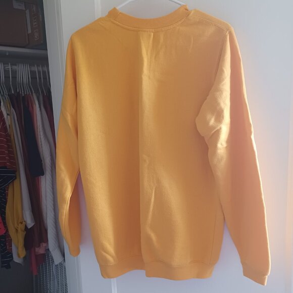 Vintage Ladies Sweatshirt, Yellow/Orange - Picture 4 of 4